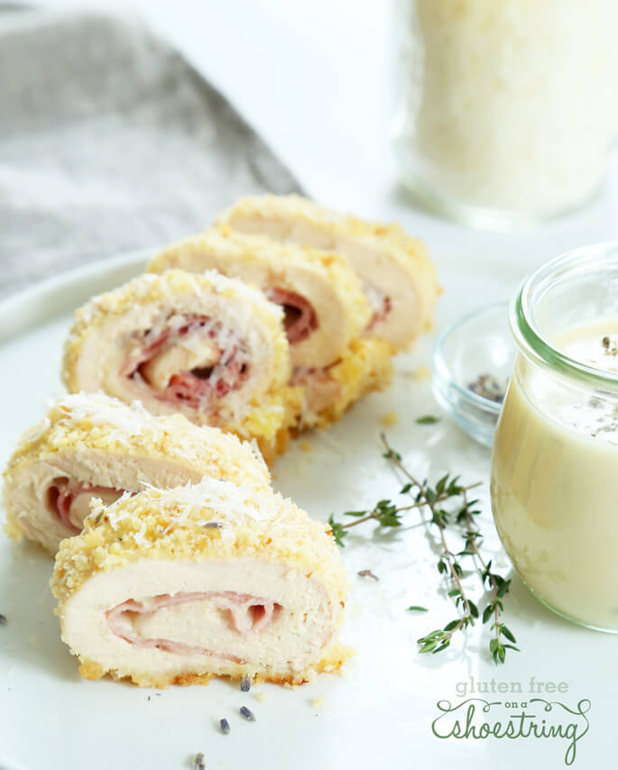 Gluten Free Chicken Cordon Bleu