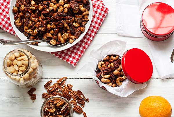 Gluten Free Sweet and Spicy Nuts