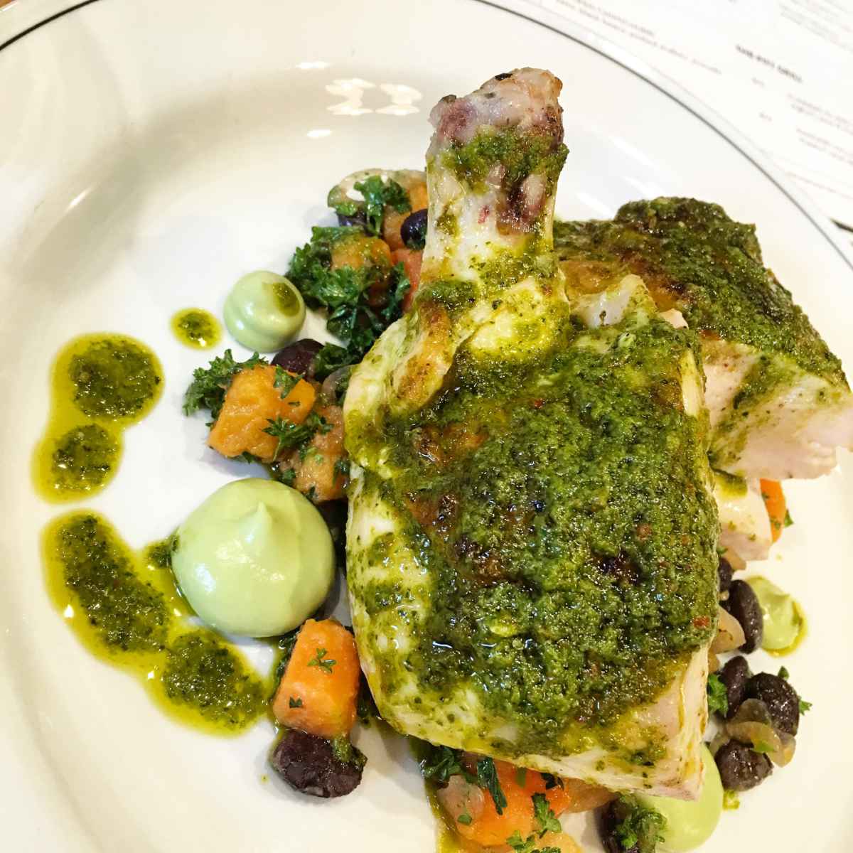 Chimichurri Chicken Thighs with Potatoes