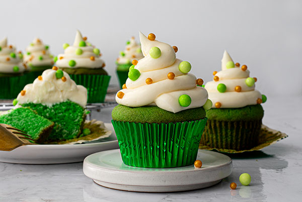 Gluten Free Green Velvet Cupcakes