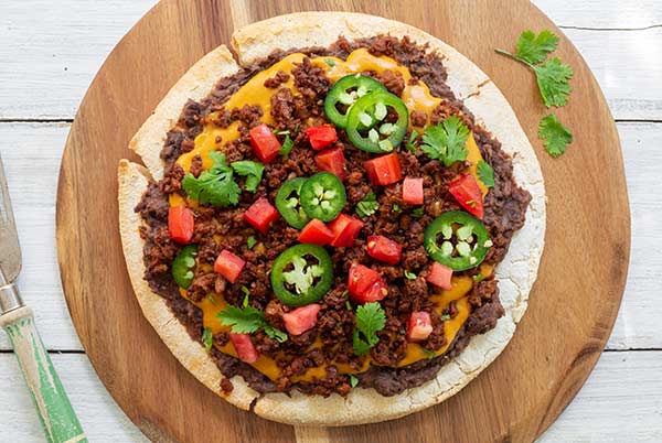 Plant-Based Nacho Pizza | Gluten Free & More