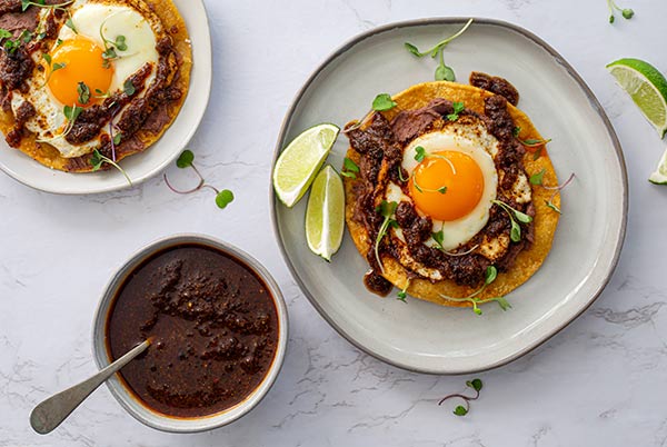 Salsa Macha Breakfast Tostadas | Gluten Free & More