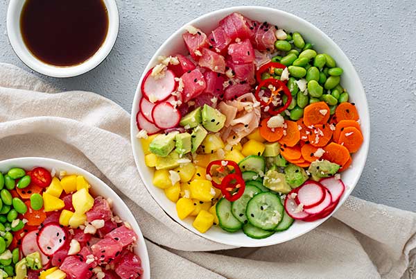 Ponzu Tuna Pokè Bowls | Gluten Free & More