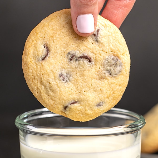 Thin and Chewy Chocolate Chip Cookies (GF)