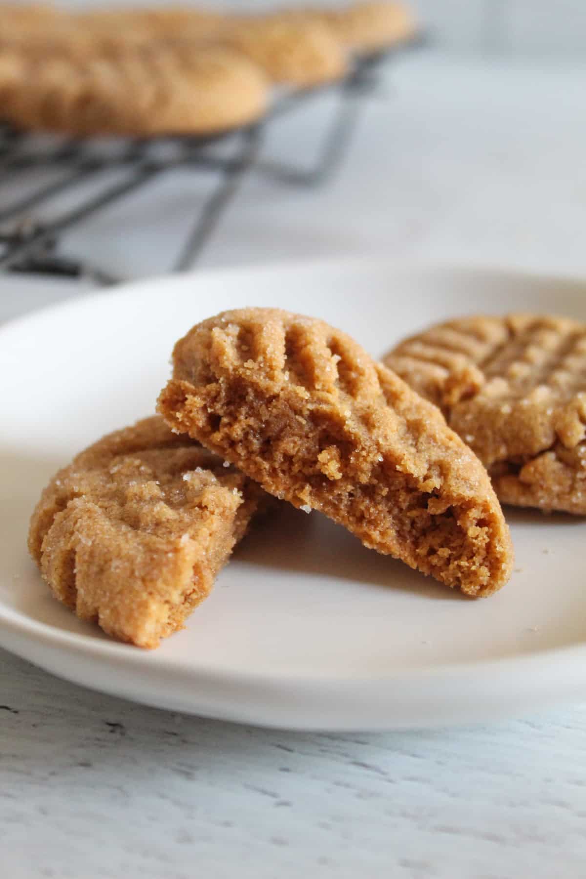 Soft & Simple Flourless Peanut Butter Cookies