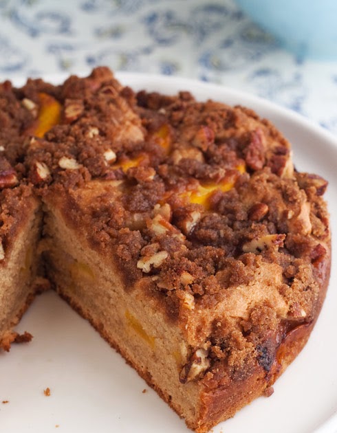 Gluten-Free Goddess Peach Cake with Cinnamon Streusel