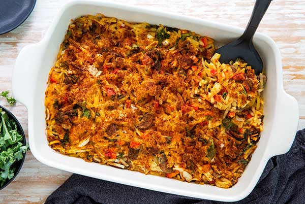 Plant Based Breakfast Casserole – Gluten Free & More