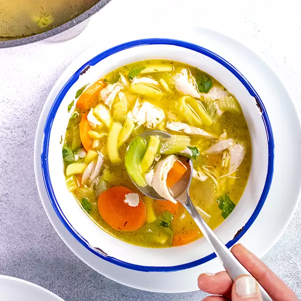 Homemade Gluten Free Chicken Noodle Soup