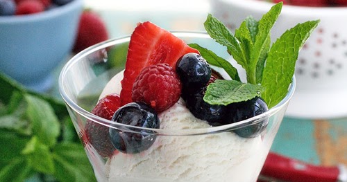 Coconut Milk Ice Cream Berry Parfaits