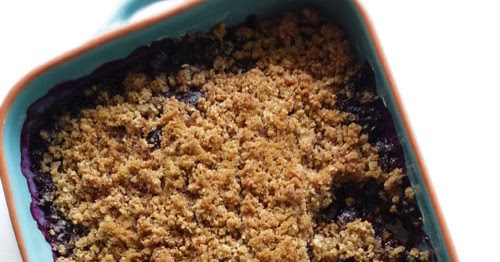 Gluten-Free Goddess Blueberry Crisp