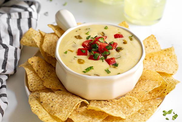 Hatch Green Chile Queso | Gluten Free & More