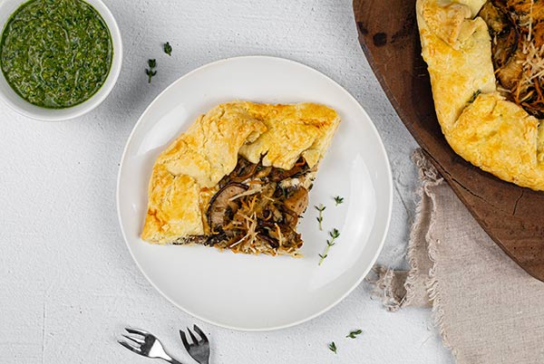 Gluten Free Mushroom & Ricotta Galette