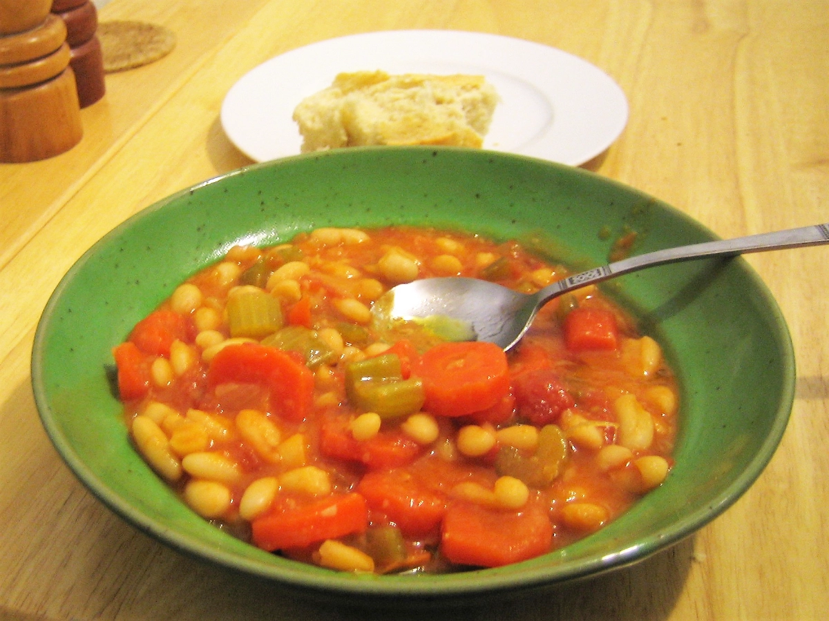 Gluten-Free Greek Fasolada (Bean Soup)