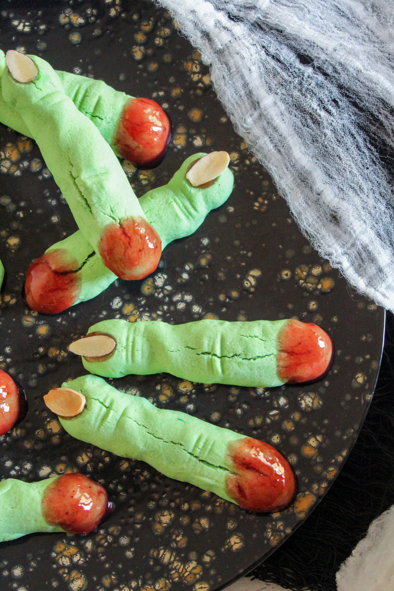 Gluten Free Witches Finger Halloween Cookies